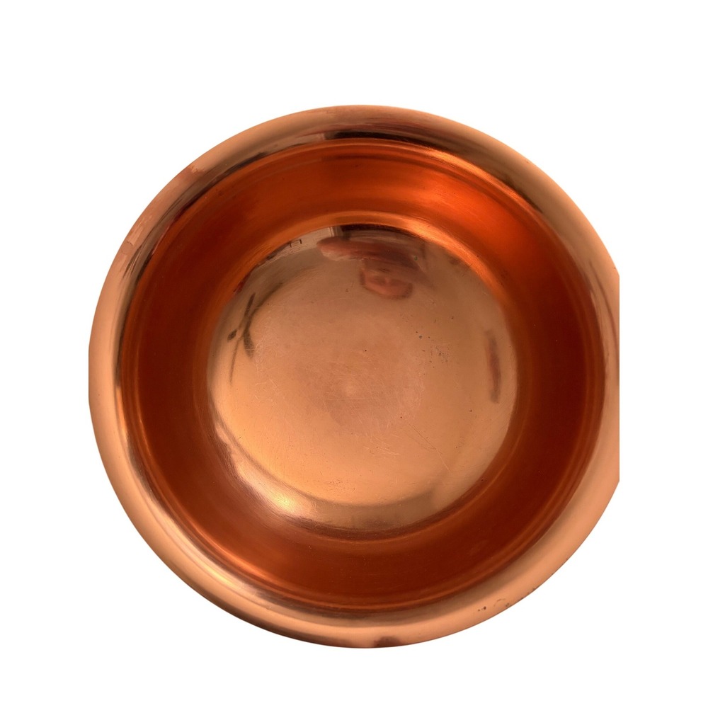 Coppercraft Guild Vintage Footed Pedestal Copper Bowl Taunton MCM Serveware